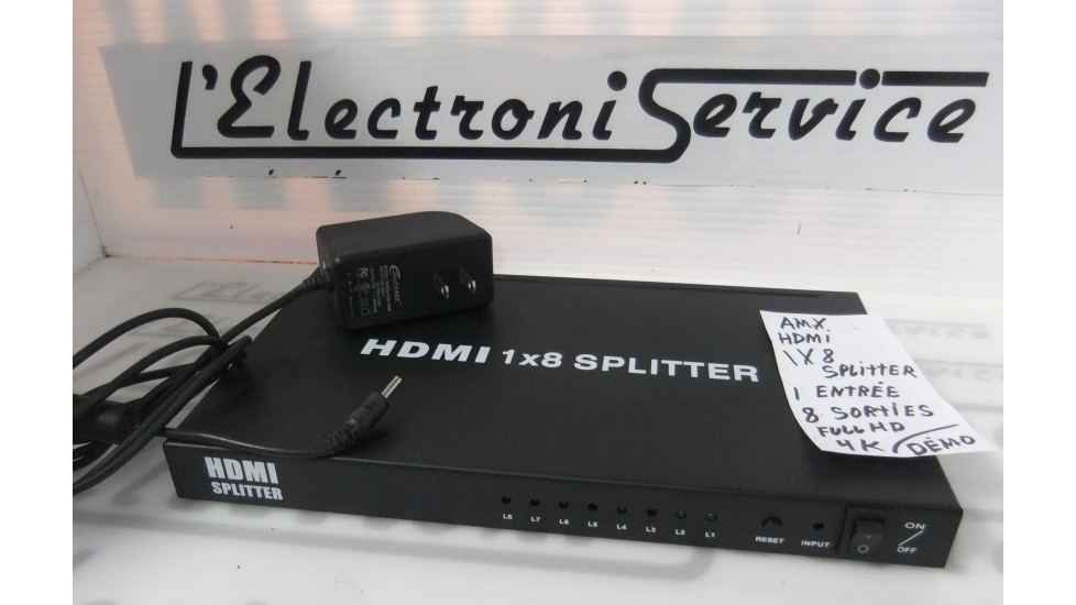 Amx 1 X 8 HDMI signal splitter